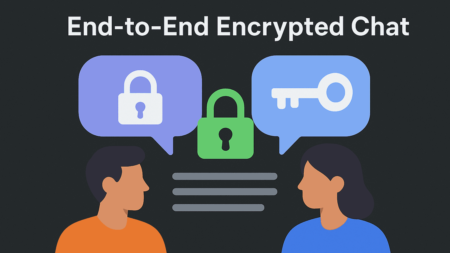 End-to-End Encrypted Chat with Derived Keys